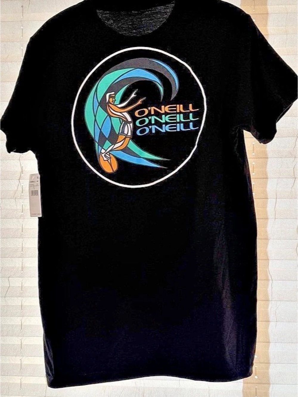 NWT O'Neill Classic Circle Surfer Classic Graphic Tee in Black Size Small